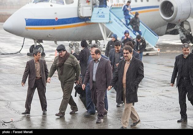 ورود تیم ملی کشتی آزاد آمریکا به کرمانشاه