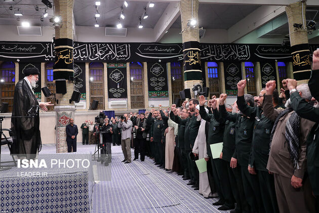 دیدار فرماندهان سپاه پاسداران با مقام معظم رهبری