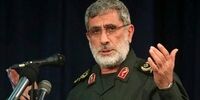 پیام جدید سردار قاآنی خطاب به مجاهدان و دلیر مردان جبهه مقاومت
