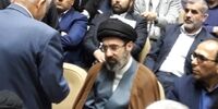 حضور پسران رهبری در مراسم ختم پدر وحید حقانیان + عکس