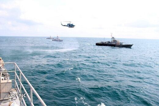 حضور پرقدرت پهپادهای نیروی دریایی ارتش در تمرین دریایی امنیت پایدار ۱۴۰۰