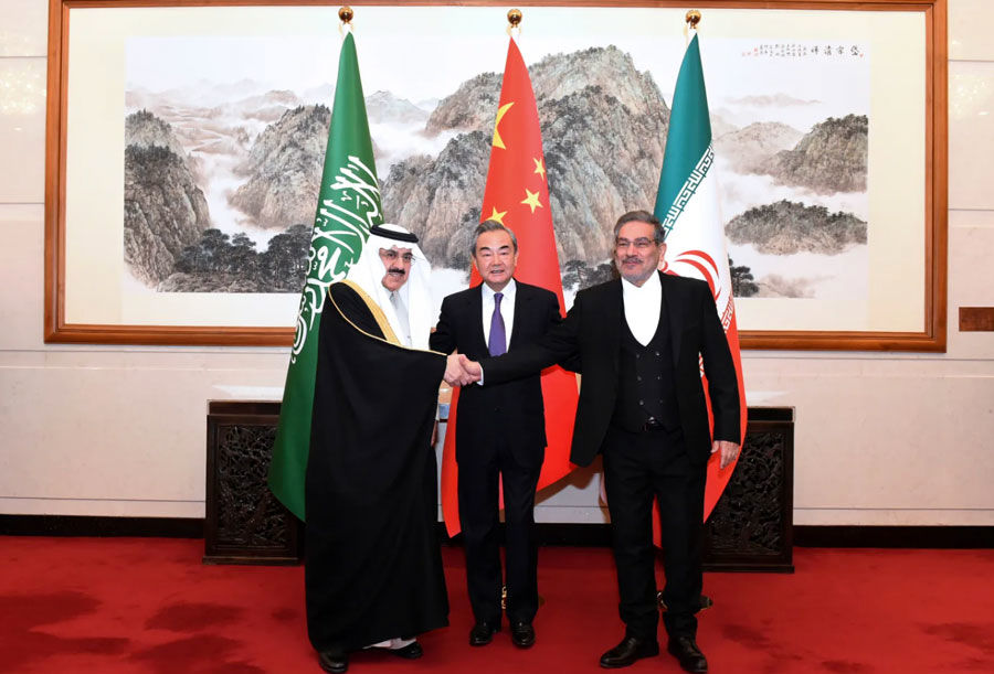 میانجیگری چین بین ایران و عربستان سعودی