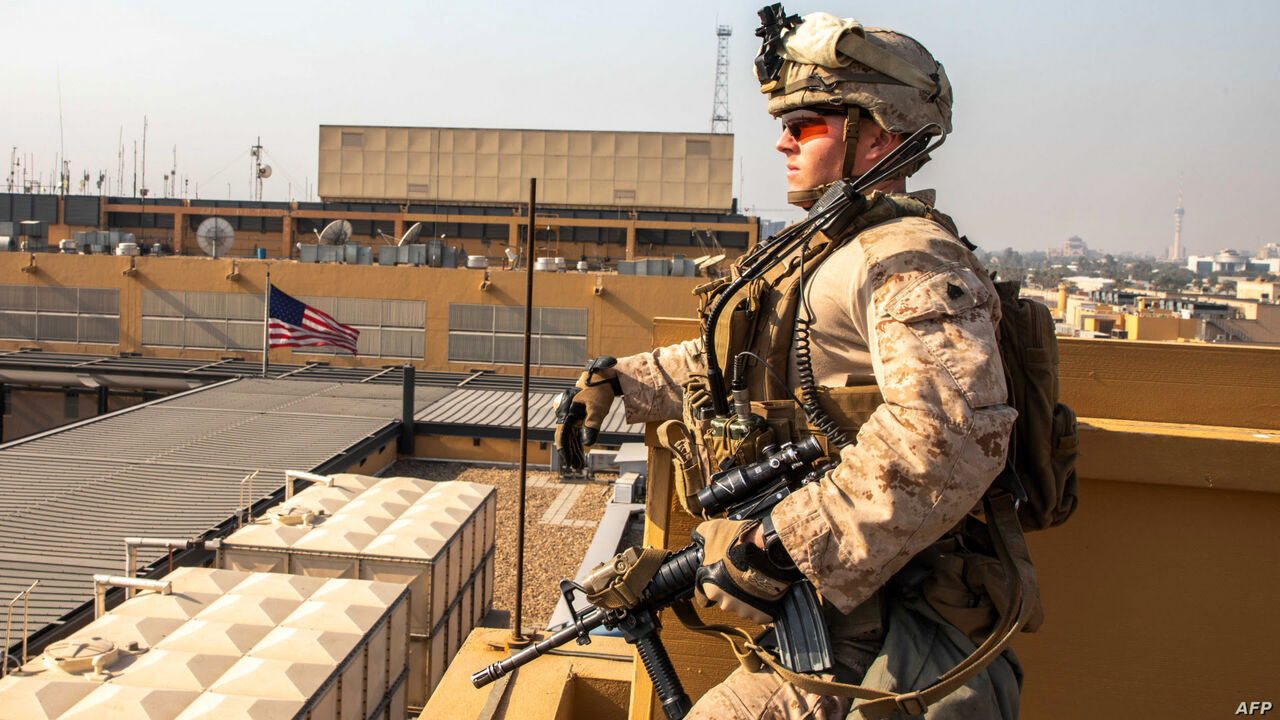 فعال شدن آژیر خطر سفارت آمریکا در بغداد 