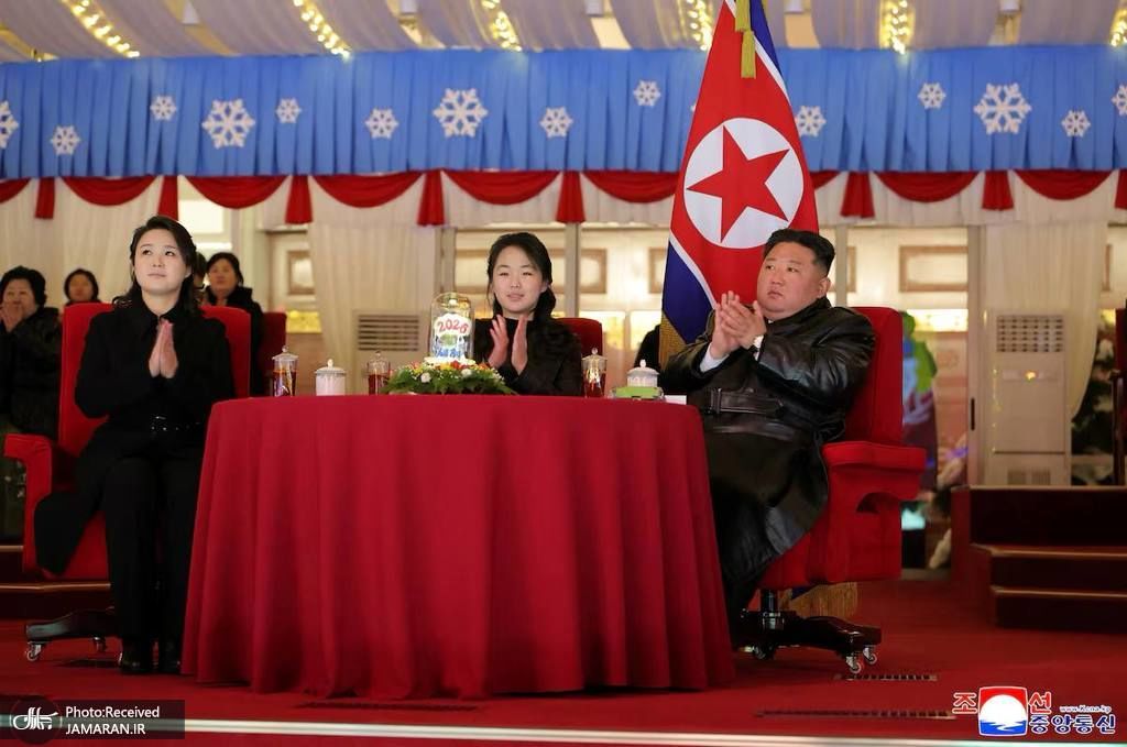 رهبر کره شمالی در جشن‌های سال نو شرکت کرد (2)