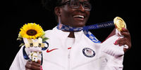 اولین زن سیاهپوستی که در کشتی المپیک طلا گرفت+ عکس