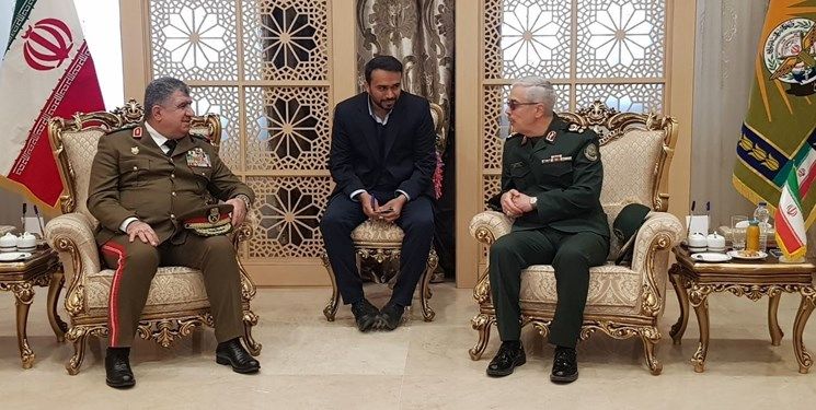 دیدار سرلشکر باقری با وزیر دفاع سوریه 