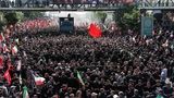 شرکت پزشکیان، قالیباف و فرزند رهبر شهید در مراسم تشییع عراق