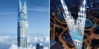 برج فوق لوکس ۱۰۰ طبقه بِن غاطی در دبی! +تصاویر