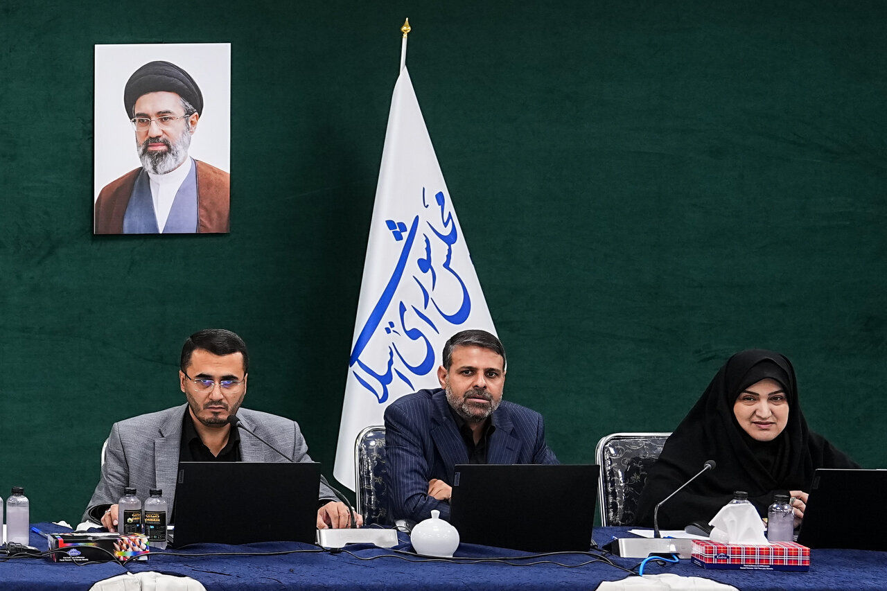 تصاویر نشست مجازی مجلس دوازدهم/ فضای جلسه وبیناری با حضور وکلای بهارستان/ خانم نماینده هم در جایگاه هیات رییسه حضور داشت