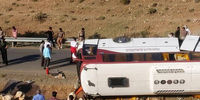 سقوط مرگبار چگونه رخ داد؟/ روایت‌های تکان‌دهنده بازماندگان حادثه واژگونی اتوبوس خبرنگاران
