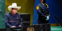 کلاه عجیب رئیس جمهور در سخنرانی سازمان ملل! + عکس