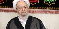 حضور آیت‌الله مکارم شیرازی در مراسم عزاداری شهادت فاطمه زهرا(س) + عکس