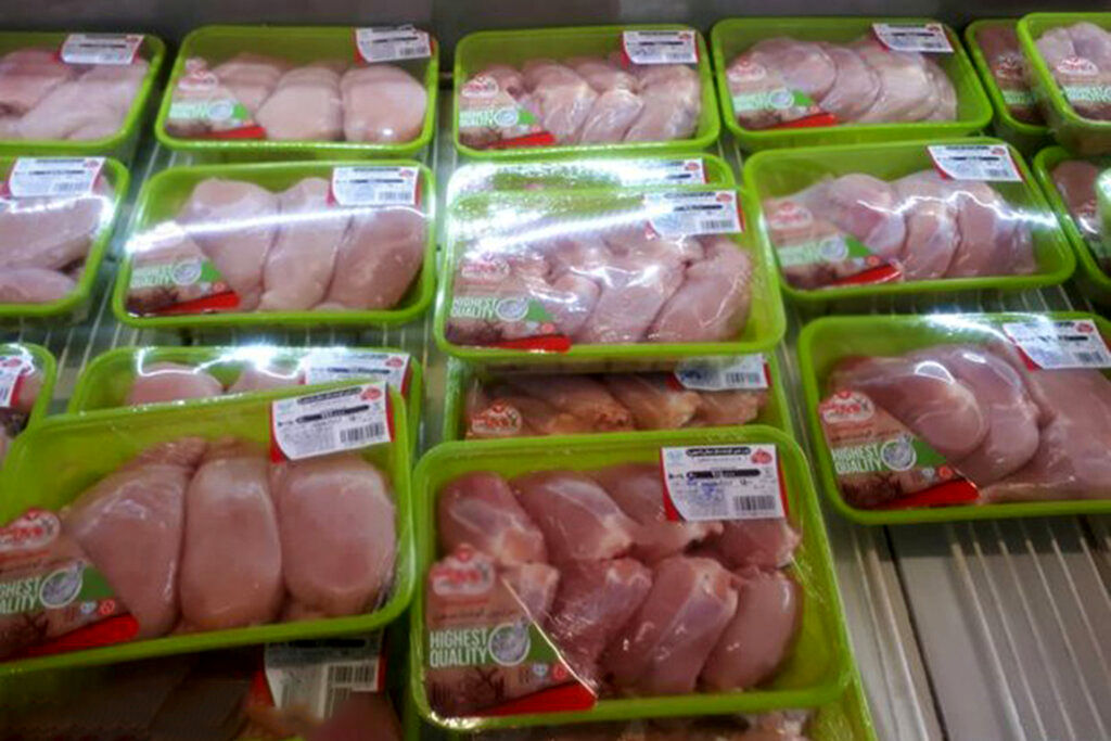 قیمت هر کیلو مرغ امروز 14 تیر 1401