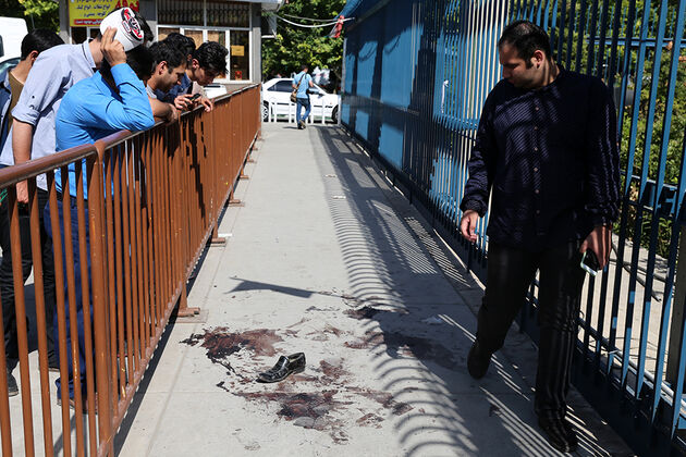 تصاویر حادثه تروریستی در مجلس