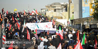 مشت گره کرده وزیر پزشکیان در مراسم تشییع رهبر شهید/ جهانگیری با پوششی متفاوت آمد/ مخبر هم بود+ عکس