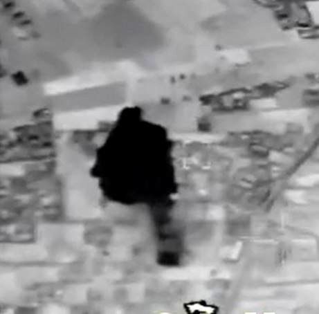 فیلم منتشر شده از اصابت نقطه ای موشک های سپاه به مواضع داعش