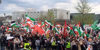 تظاهرات ایرانیان در برلین علیه جنگ +تصاویر و فیلم