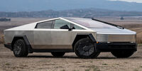 خودنمایی سایبرتراک تسلا با پلاک عراق در خیابان فرشته تهران + فیلم
