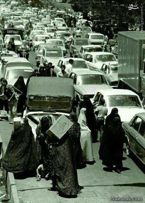 ترافیک در تهران، 70 سال پیش +عکس 
