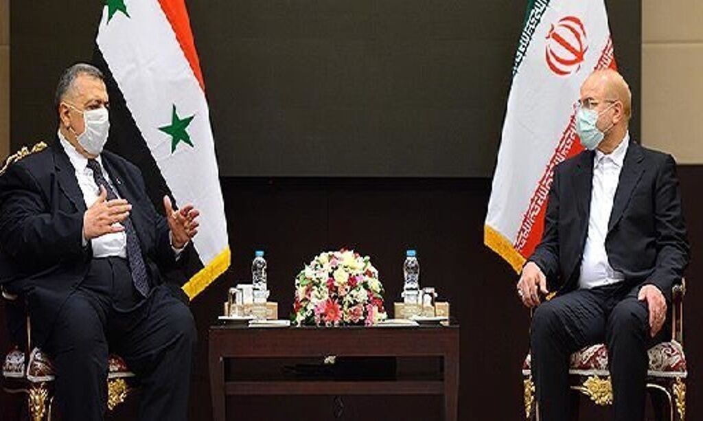 جزئیات گفتگوی قالیباف با  رئیس مجلس سوریه