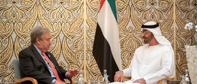 گفت‌وگوی تلفنی رئیس امارات متحده با گوترش پیرامون تحولات منطقه