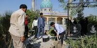 آماده سازی آرامگاه ابدی بنیتای 8 ماهه + عکس