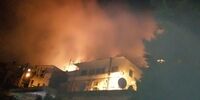 حریق گسترده در منطقه بقاع لبنان!