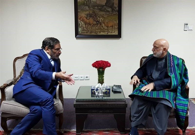 شمخانی در دیدار با حامد کرزی: آمریکا هیچ‌گاه خیرخواه مردم افغانستان نبوده است