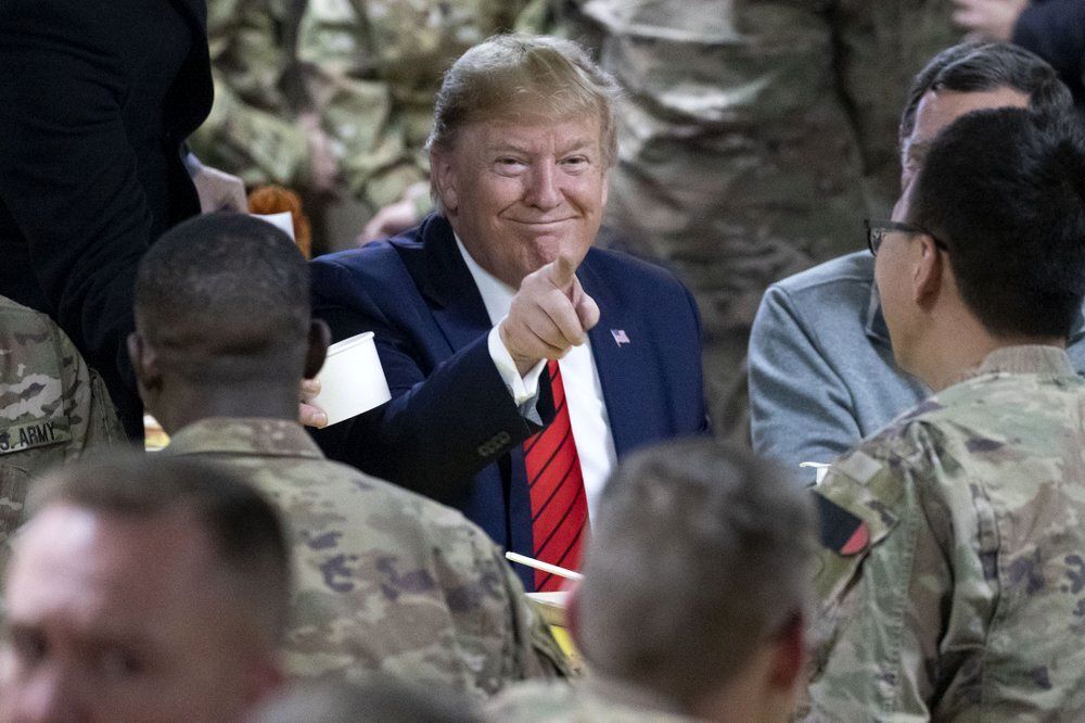 گزارش تصویری سفر سرزده ترامپ به افغانستان