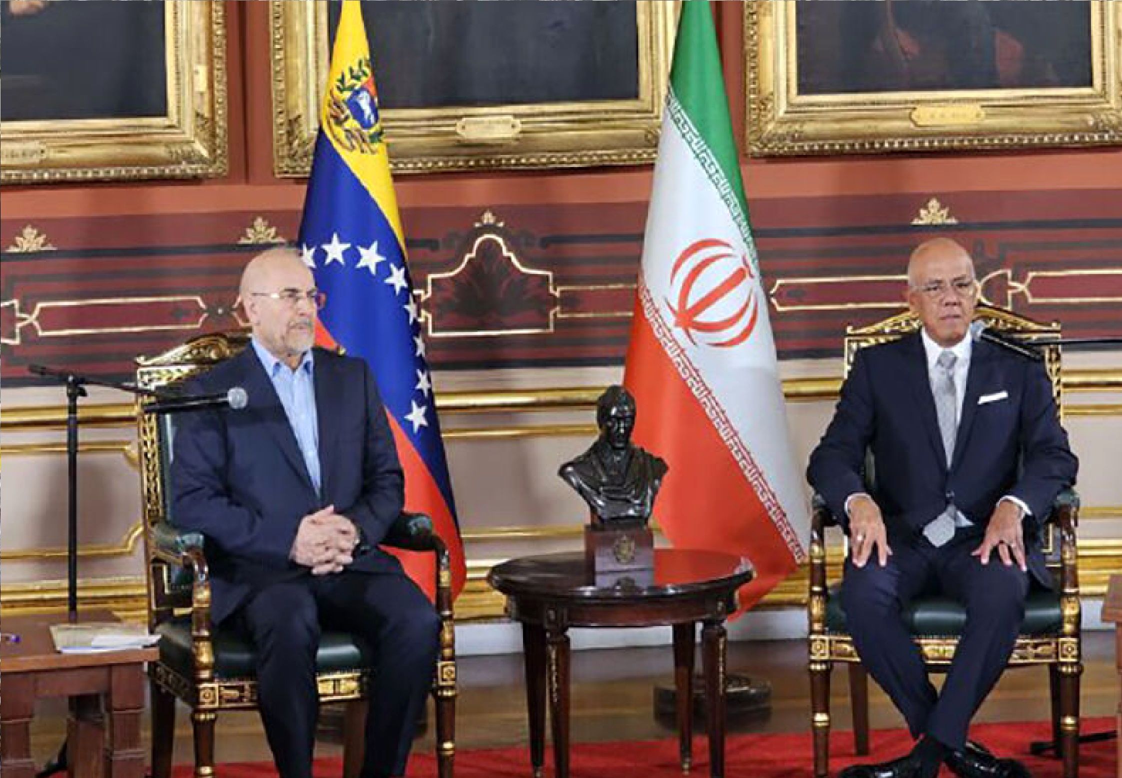  دیدار روسای مجالس ونزوئلا و ایران در کاراکاس 