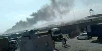 گمرک ابونصر در مرز افغانستان وایران آتش گرفت+ جزئیات