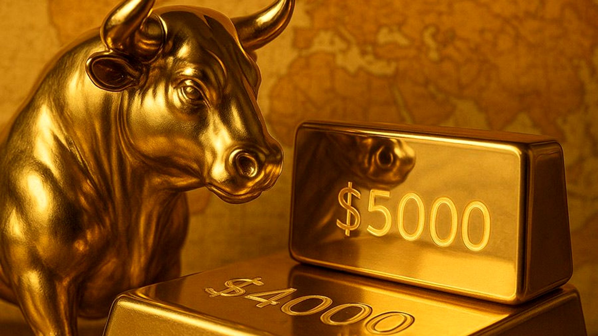 قیمت طلا نفسی تازه می‌کند؟ | نگاه گاوهای بازار به مرز ۵ هزار دلاری