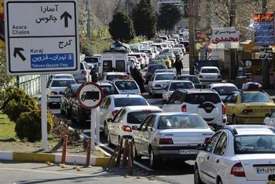 جاده کندوان از سمت چالوس به کرج باز شد 2