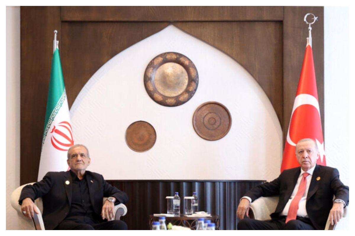 پزشکیان و اردوغان دیدار کردند + عکس