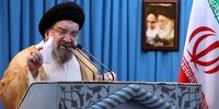 احمد خاتمی به دانشجویان: مرگ بر دیکتاتور شایسته خودتان است/ تهمت به نظام حرام است
