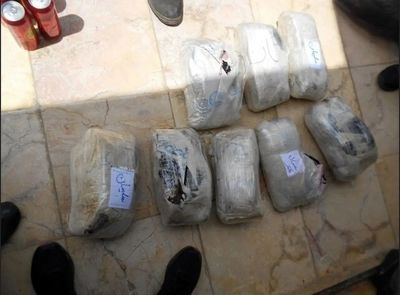 کشف مقادیر زیادی مواد مخدر در فرودگاه شیراز