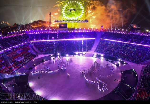 افتتاحیه المپیک زمستانی 2018 پیونگ چانگ