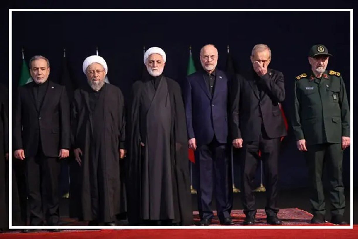 روسای ارشد در مراسم وداع