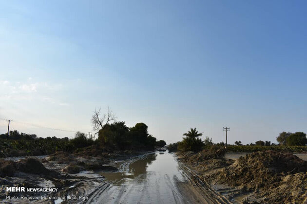 تصاویر روستای سیل‌زده زرآباد پس از فروکش سیلاب