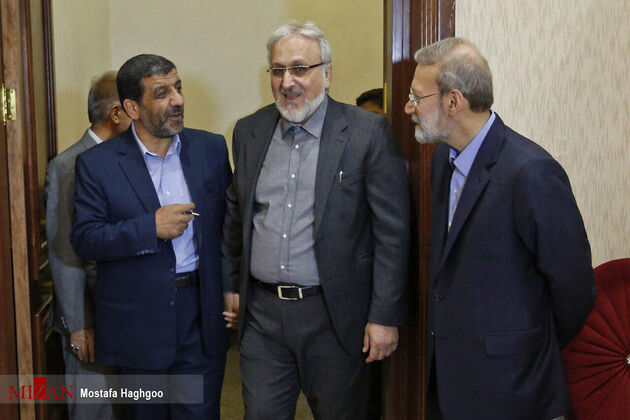 مراسم دامادی فرزند رئیس مجلس
