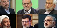 سعید جلیلی قافیه را باخت؛ مسعود پزشکیان اول شد/ قالیباف به نفع سعید جلیلی کنار می‌کشد+‌ نمودار