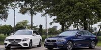 بی ام و 530i در مقابل مرسدس بنز E300؛ رقیبان سرسخت