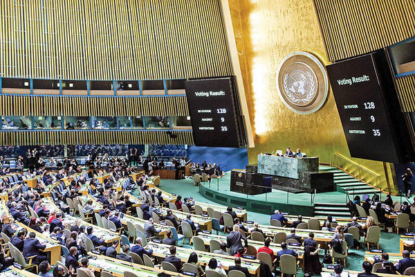 دولت ترامپ دوباره شکست خورد؛ رای قاطع سازمان ملل به راه حل «دو کشوری» در اراضی اشغالی