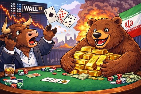 پیش بینی آینده قیمت طلا همزمان با ریزش سنگین به زیر مرزهای کلیدی | وال استریت و مین استریت بدبین شدند 