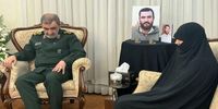 تصاویری از دیدار محسن رضایی با خانواده شهیدان سلامی و رشید 