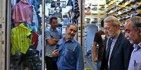 بازارگردی لاریجانی؛ رییس مجلس برای خرید به بازار + گزارش تصویری