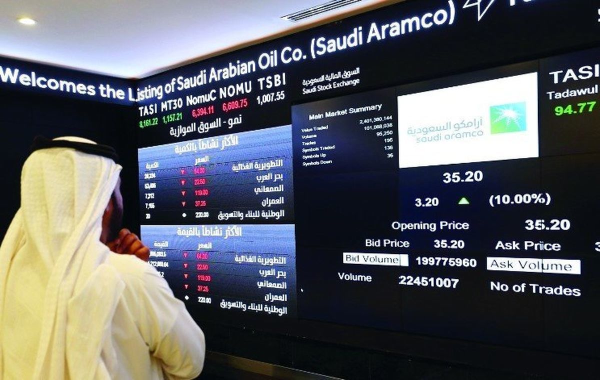 سرخپوشی بازار سهام کشورهای عربی در پی سقوط طلای سیاه
