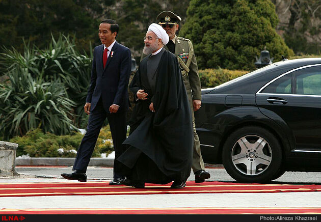 استقبال از رئیس جمهوری اندونزی