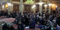 حضور ظریف و ناطق‌نوری در مراسم ترحیم همسر شهید مطهری+عکس
