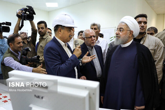 روحانی در عسلویه